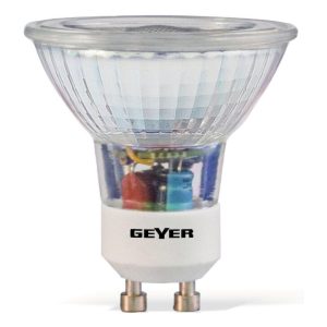 Geyer λαμπτήρας LED Glass 5W GU10 6500K 38° LHG5.38.65