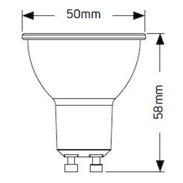 Geyer λαμπτήρας LED 5W GU10 3000K 42V AC/DC LHGW5-42 - Image 3