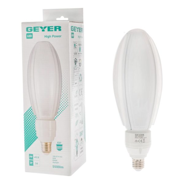 Geyer λαμπτήρας LED High Power 50W 6500K E27 IP54 LHP2750D