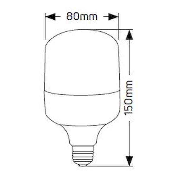 Geyer λαμπτήρας LED High Power Premium 18W E27 4000K IP44 LHPC2718 - Image 2