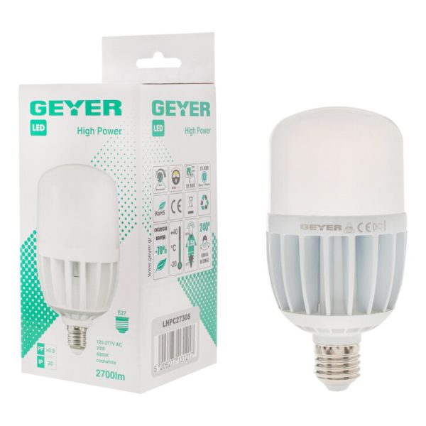 Geyer λαμπτήρας led high power 4000K 30W - Image 3
