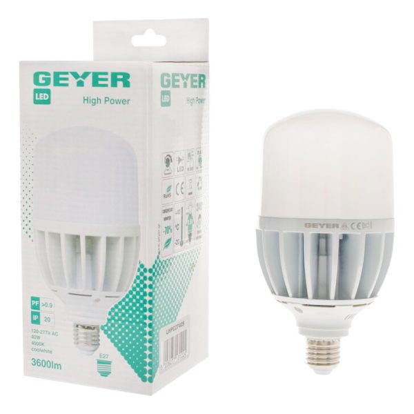 Geyer λαμπτήρας led high power 4000K 40W