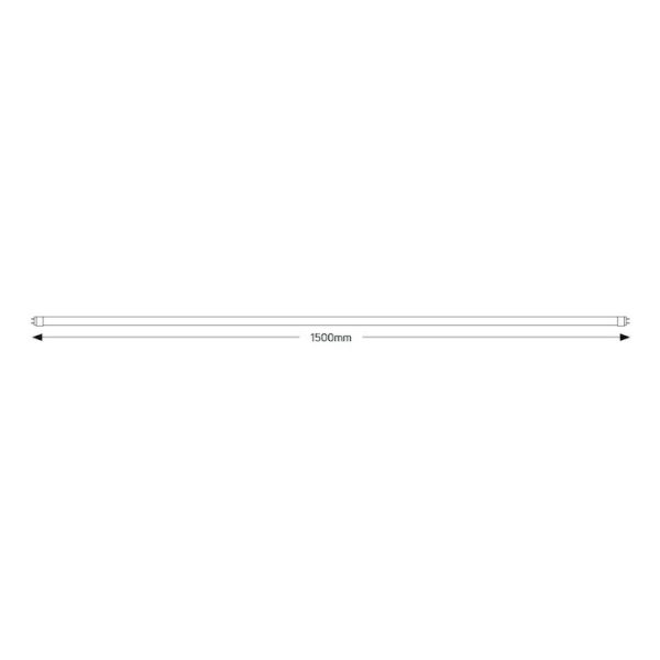 Geyer λαμπτήρας LED T8 DS 22W 6500K 1.5m LHT8D150DS - Image 2