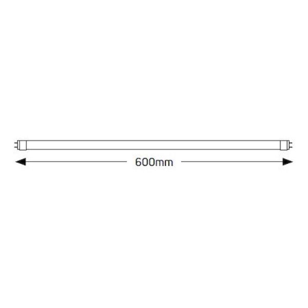 Geyer λαμπτήρας LED T8 ST 8W 3000K 0.6m με LED starter LHT8W60ST - Image 3
