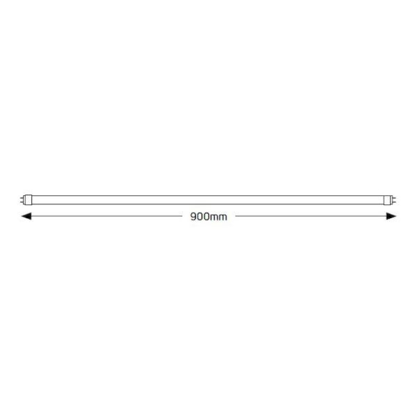 Geyer λαμπτήρας LED T8 ST 12W 3000K  0.9m με LED starter LHT8W90ST - Image 2