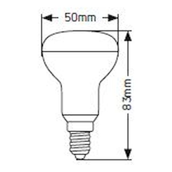 Geyer Λάμπα LED R50 4.9W E14 3000K LKWE145E - Image 3