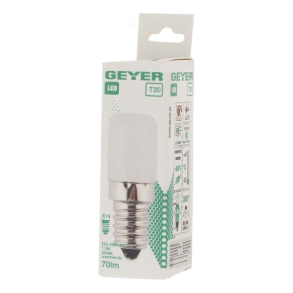 Geyer Λάμπα LED Νυxτός 1.3W E14 3000K LNL-WW - Image 3