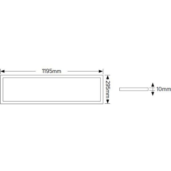 Geyer LED Panel Slim 120x30 40W 3000K UGR<19 LP120-30W5.UGR - Image 3
