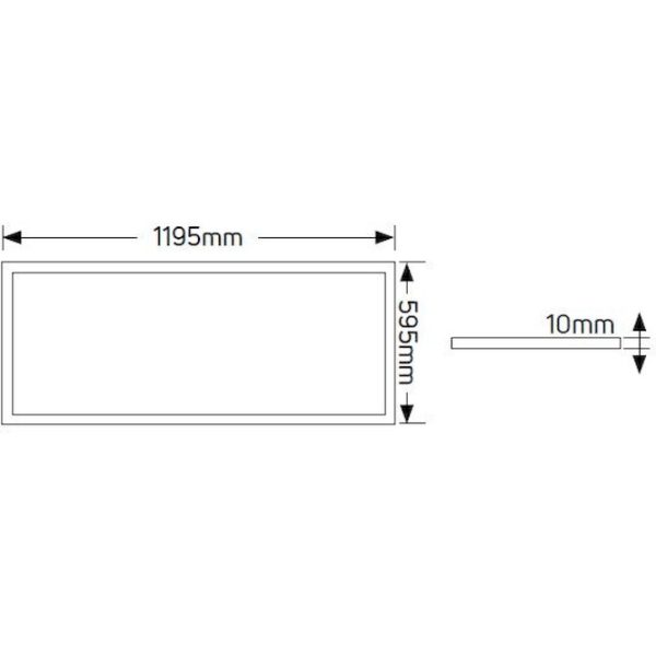 Geyer Panel LED Slim 120x60 60W 3000K LP120-60W5 - Image 3