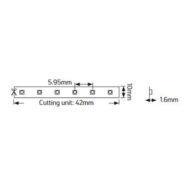 Ταινία LED Geyer 4000K 17.3W 24V 5m. LP173244033 Premium IP33 - Image 3