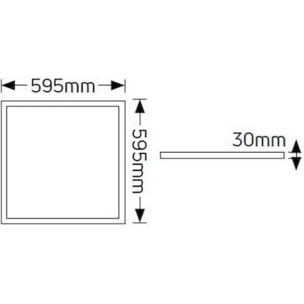 Geyer panel led 40W 4000K 60*60 LP40UC - Image 2