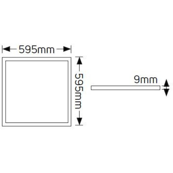 Geyer Panel LED 60x60 40W 4000K Dali LP40C5.DA - Image 3