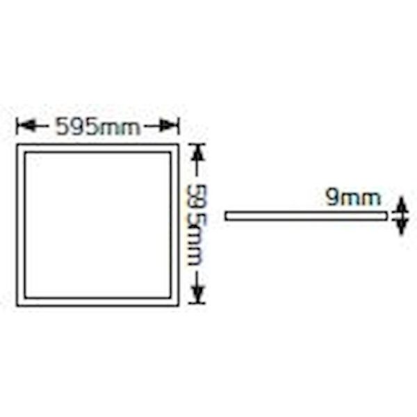 Geyer LED Panel Slim 60x60 40W 6500K UGR<19 LP40D5.UGR - Image 2