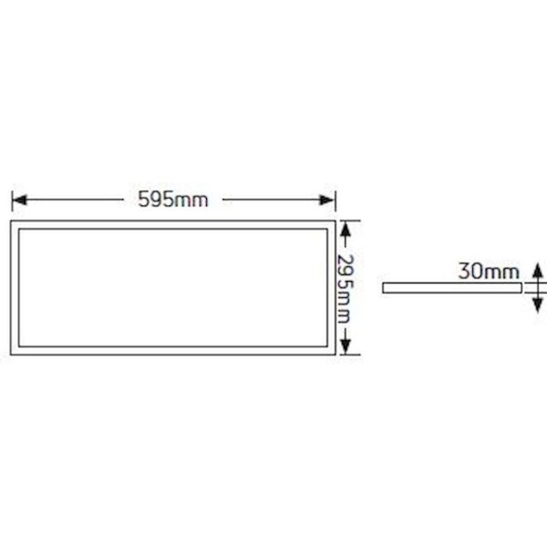 Geyer panel led Avra 60*30 UGR<19 24W 6500K LP63BLD5.UGR - Image 2