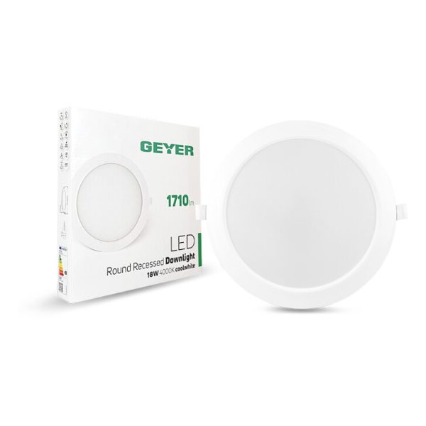 Geyer πάνελ LED 18W 4000K Φ200mm LPL18CS3 - Image 2