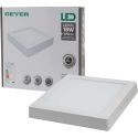 Geyer Επίτοιχο PL LED τετράγωνο 18W 4000K 225x225mm LPLAC18TS