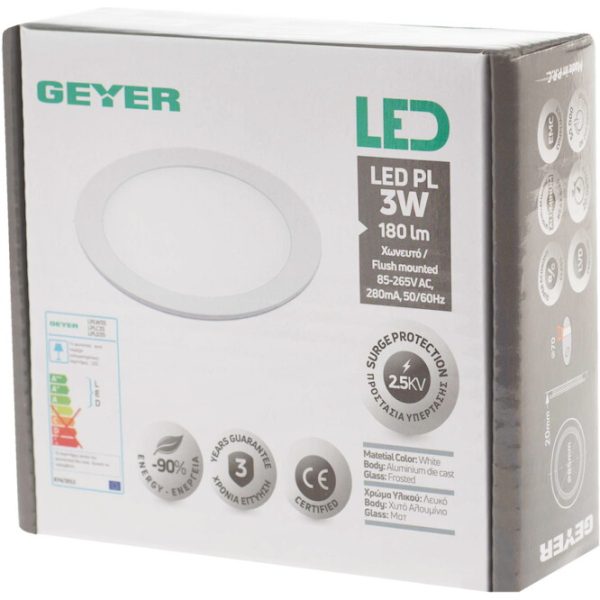 Geyer panel led 3W 6500K LPLD3S - Image 2