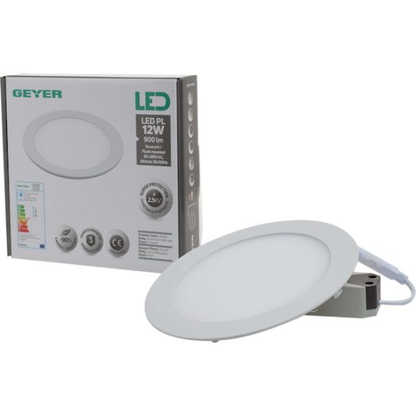 Geyer panel led 12W 3000K LPLW12S