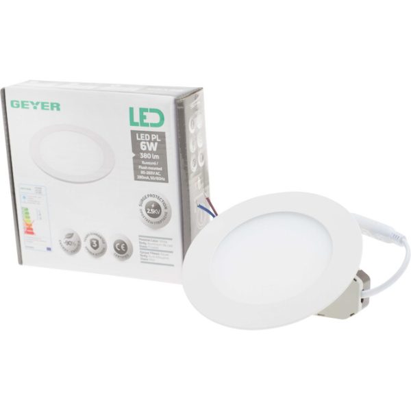 Geyer PL LED 6W 3000K Φ100mm LPLW6S - Image 2