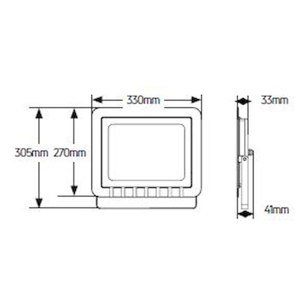 Geyer Προβολέας LED 150W 4000K IP65 μαύρος LPRM150C3 - Image 2