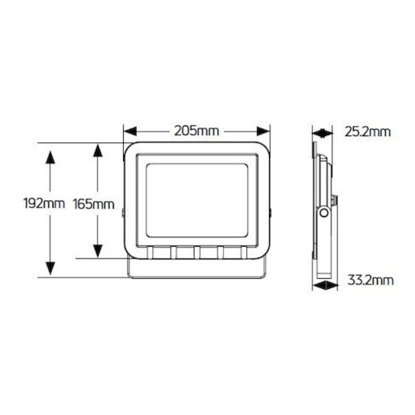 Geyer Προβολέας LED 50W 4000K IP65 μαύρος LPRM50C3 - Image 3
