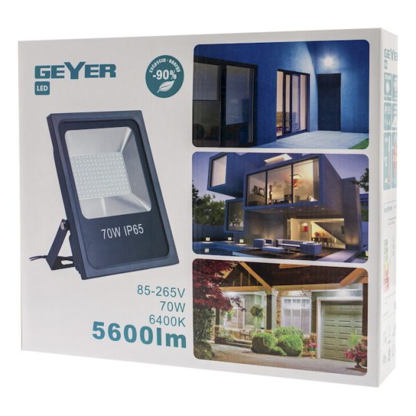 Geyer LED Προβολέας 70W 6400K LPRM70