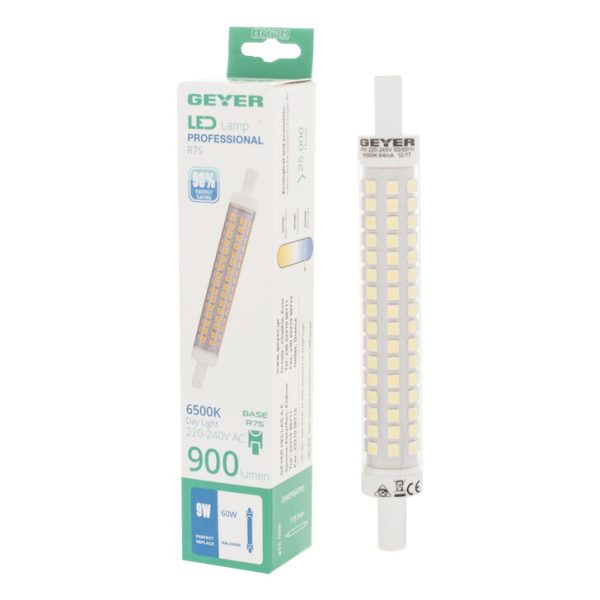 Geyer Λάμπα LED R7s 9W 6500K 118mm LR7-118DS - Image 2