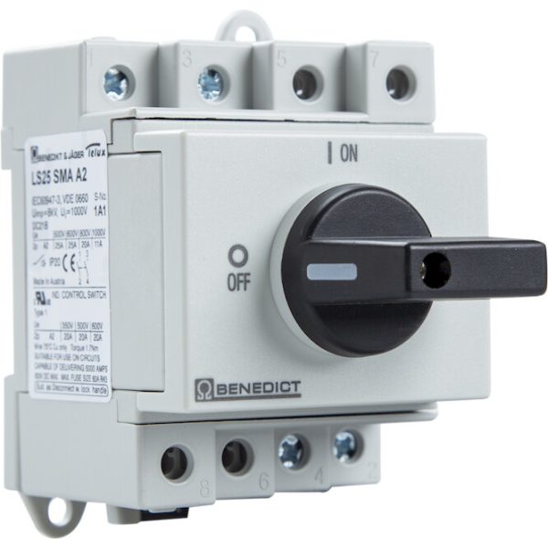 Geyer Διακόπτης φορτίου 2P 25A 500VDC LS25SMAA2 - Image 2