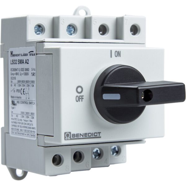 Geyer Διακόπτης φορτίου 2P 32A 500VDC LS32SMAA2