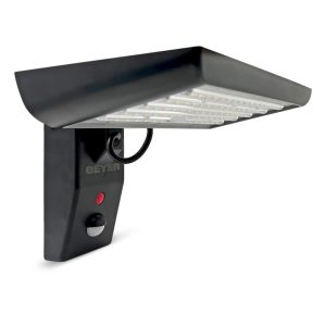 Geyer LED Ηλιακός Προβολέας 8W 6500K+4000K+3000K IP65 μαύρος LSL-03A