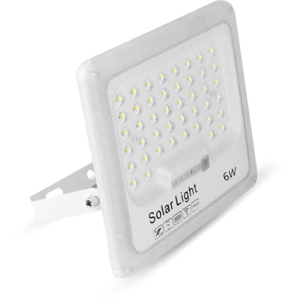 Geyer LED Ηλιακόs Προβολέας με τηλεχειριστήριο 6W 6500K IP65 λευκός LSL-06A - Image 2