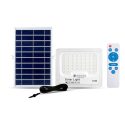 Geyer LED Ηλιακός Προβολέας με τηλεχειριστήριο 10W 6500K IP65 λευκός LSL-10AF