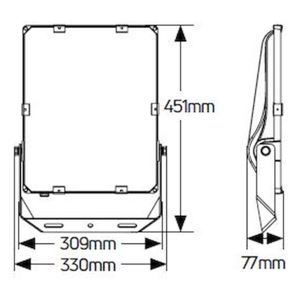 Geyer LED Προβολέας Himor 150W 5000K LSP.F15.019.50 - Image 2