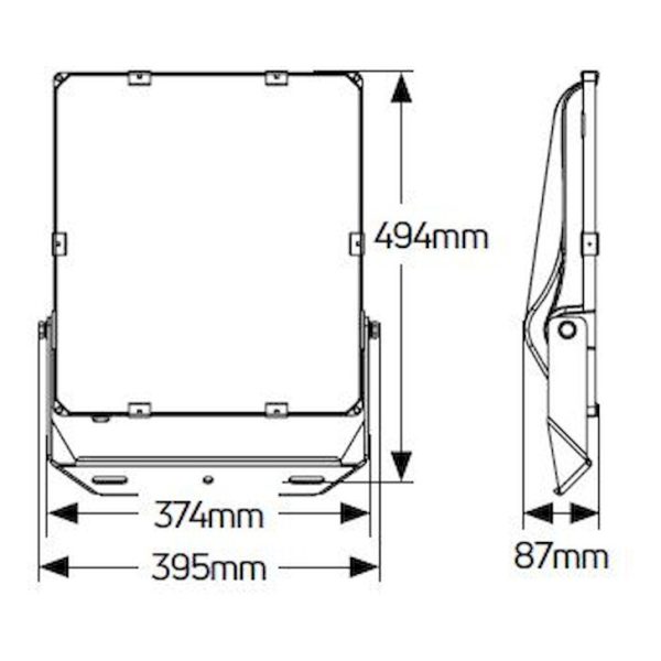 Geyer LED Προβολέας Himor 200W 5000K LSP.F15.025.50 - Image 2