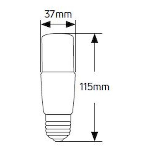 Geyer λαμπτήρας LED Stick 9W E27 4000K blister LT37C9MAS - Image 3