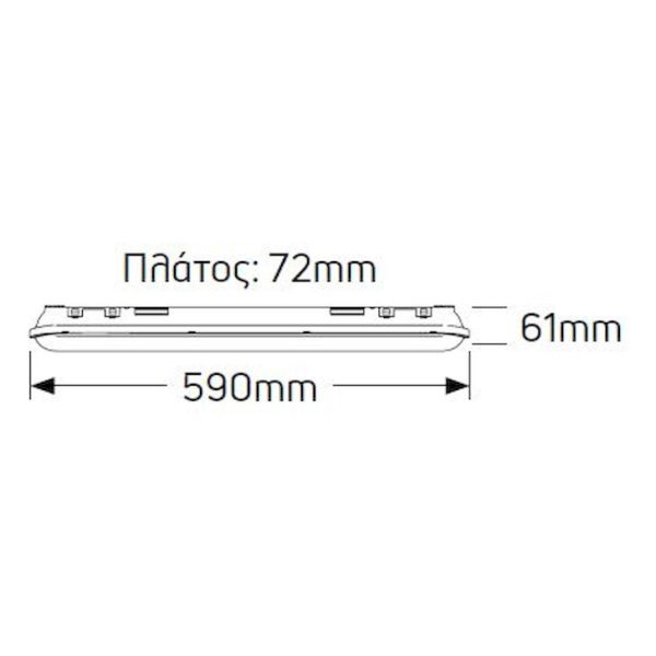 Geyer Φωτιστικό LED 12W 4000K 0.6m IP65 LT8C0.6S - Image 2