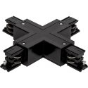 Geyer Σύνδεσμος Χ για ράγα τριφασική μαύρος LTC-X-B