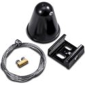 Geyer kit ανάρτησης για ράγα 2.5m μαύρο LTHC-B