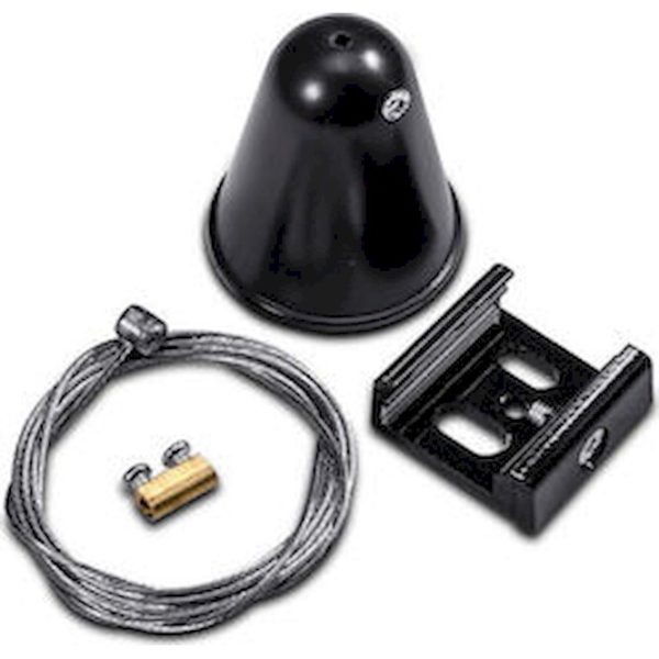 Geyer kit ανάρτησης για ράγα 2.5m μαύρο LTHC-B
