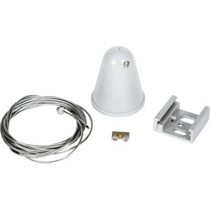 Geyer kit ανάρτησης για ράγα 2.5m λευκό LTHC-W