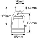 Geyer Spot ράγας για PAR30 Ε27 4κ λευκό LTR0154E27W