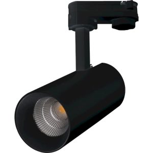 Geyer Spot ράγας για PAR16 GU10 4κ μαύρο LTR1034GU10B