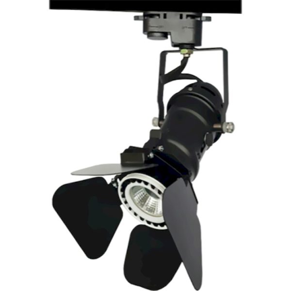 Geyer Spot ράγας για PAR30 E27 4κ μαύρο LTR1194E27B