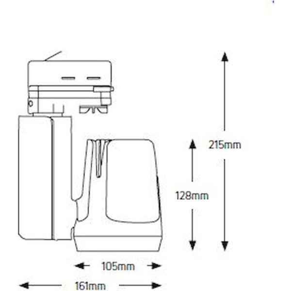 Geyer Φωτιστικό ράγας LED 45W 3000K 36° λευκό LTRW254536W - Image 3
