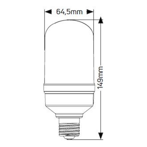 Geyer Λάμπα LED Tubular 15W E27 6500K IP65 LTUD - Image 4