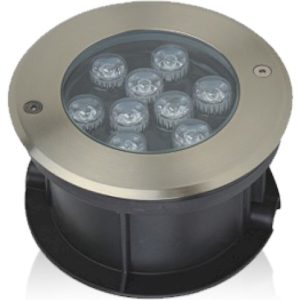 Geyer Φωτιστικό LED δαπέδου 9W 3000K IP68 LULR150W9