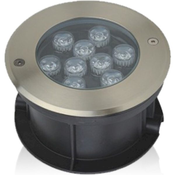 Geyer Φωτιστικό LED δαπέδου 9W 3000K IP68 LULR150W9