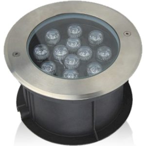 Geyer Φωτιστικό LED δαπέδου 12W 3000K IP68 LULR180W12
