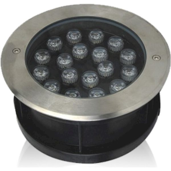 Geyer Φωτιστικό LED δαπέδου 18W 3000K IP68 LULR210W18