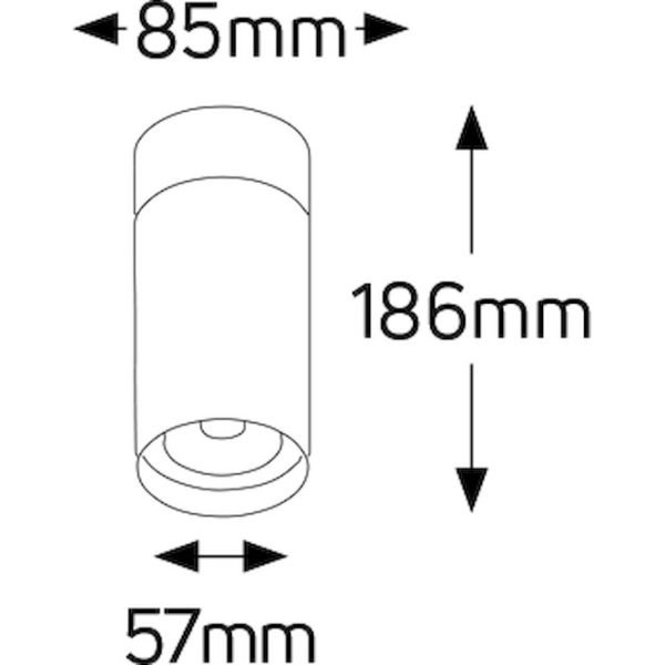 Geyer LED spot 15W 4000K IP40 λευκό LWAS15CW - Image 3